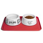 ZEE DOG - TAPIS D'ALIMENTATION CORAL