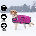 SHEDROW K9 VAIL MANTEAU FUCHSIA / PIN FUMÉ SMALL