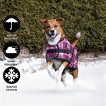 SHEDROW K9 GLACIER MANTEAU PLAID VIOLET M / SM