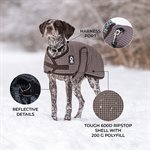 SHEDROW K9 EXPÉDITION MANTEAU PIED POULE CENDRÉ X-SMALL