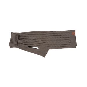 SHEDROW K9 BRENTWOOD TRICOT TORSADÉ PLUS GRIS